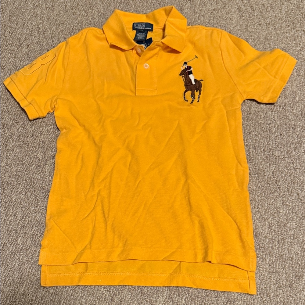 Polo by Ralph Lauren Boys Bright Yellow Polo Shirt
